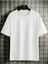 Çift Yüz Ayıcık Süprem T-Shirt - Beyaz Baskılı Oversize Bisiklet Yaka Tişört 2