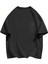 Lonely Bear Süprem T-Shirt - Siyah Baskılı Oversize Bisiklet Yaka Tişört 2