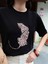 Siyah Leo Nakışlı T-Shirt 3