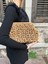 Hasır Desenli Portföy Clutch Çanta 1