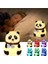 Panda gece lambası çocuklar ıçin gece ışıkları dokunmatik sensörlü renkli masa lambası 2