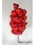 kırmızı kalp folyo balon parlak 5 adet 45 cm 4