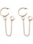 Zincirli Çift Pıercıng Küpe TS1250068066265 1