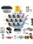10 Kameralı IP Set - Yapay Zeka Özellikli Gece Renkli Gösteren Sesli 6 Warm Ledli 4K FULLHD IP Güvenlik Kamerası Seti 4386WS 1