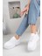 Kadın Günlük Sneaker Yüksek Taban 6 cm Hafif Rahat Spor Ayakkabı Kadın Kalın Taban Sneaker 4