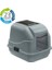 İmac Easy Cat Kapalı Filtreli Kedi Tuvaleti Gri 40x50x40 Cm 1