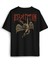 LED Zeppelin Falling Angel Rock Music Sırt Ön Baskılı Oversize Tişört Unisex T-Shirt 2