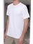 Unisex Beyaz Basic T-Sihrt 2
