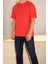 Unisex Kırmızı Basic T-Sihrt 2