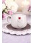 Kore Kalp Kırmızı Parmak Kalpli El Yapımı Seramik Mug 200 ml Fincan 4