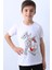Erkek Çocuk Tshirt Karakter Baskılı Bisiklet Yaka F16 2