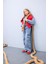 Wide Leg Kargo Geniş Bol Paça Mavi Kız Çocuk Jean Pantolon D7089A8/NM39 1