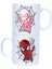 Home Seramik Kupa Bardak Ikili 350 ml Spiderman Kuromi Hello Kitty Melodi Temalı Hediyelik 5