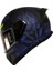 Motosiklet Kaskı Ece 22.R06 Sertifikalı Double Vizör Full Face Kask Mision Blue 1