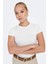 Onlelına S/s O-Neck Short Top Jrs Noos Beyaz 4