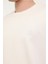 MB SN75 C Neck Sw 5fx Ekru Erkek Sweatshirt 4