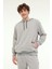 MB SN73 Hoodıe 5fx Grı Melanj Erkek Sweatshirt 1