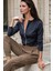 Siyah Crop, Fermuar Detaylı, Basic Bluz 1