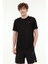 ml Lean 11ITL1112 5fx Siyah Erkek Kısa Kol T-Shirt 1