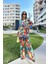 Kadın Multi Color Çift Cepli Gömlek & Bol Paça Pantolon - Salaş Alt & Üst Takım 5