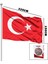 Türk Bayrağı Alpaka Kumaş 150 x 225 cm (4744) 1