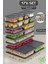 17 Parça Mikrodalga Difrize Uygun Saklama Kabı - 1X2400ML 2X1170ML 2X1200ML 4X600ML 8X240ML 1