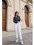 Ekru, Slim Fit Kesim, Cep Detaylı, Klasik Pantolon 1