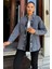 Siyah Oversize Cepli Düğmeli Denim Ceket Gömlek 1