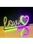 Love Yazılı Neon Ledli Kumandalı Sevgililer Günü Hediyesi Resim Konulabilir Tak Çalıştır Kumandalı 4