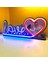 Love Yazılı Neon Ledli Kumandalı Sevgililer Günü Hediyesi Resim Konulabilir Tak Çalıştır Kumandalı 5