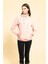 Yaka Kordon Detaylı Kanguru Cep Pembe Sweatshirt 5