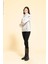 Yaka Kordon Detaylı Kanguru Cep Gri Sweatshirt 5