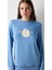 Cute Bear Açık Gri Termal Pantolon Pijama Takımı 1
