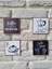 4'lü Tablo Çerçeve Görünümlü Iskandinav Tasarım Kahve Köşesi Mini Ahşap Dekoratif Set(10*10 Cm) 1