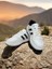 Beyaz-Siyah İki Bant Unisex Günlük Sneaker Spor Ayakkabı 1