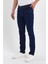 Erkek Fermuarlı Düz Slim Fit Jeans 2