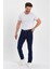 Erkek Fermuarlı Düz Slim Fit Jeans 3