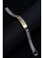 Mustafa Kemal Atatürk Imzalı Hasır Model Çelik Bileklik 22 cm 3