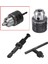 Hex Adaptörlü Matkap Mandreni 1/4 Altıgen Şaftlı 10mm 3/8 Anahtarlı Metal Mandren Anahtarlı 2