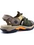 HM710445A Burnu Kapalı Bej Haki Yeşil Erkek Outdoor Trekking Spor Sandalet 2