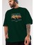 Porsche Dls-Turbo Ön Baskılı Oversize T-Shirt Erkek Kadın Unisex Pamuk Bisiklet Yaka Tişort 3