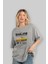 Skylıne x Supra Ön Baskılı Oversize T-Shirt Erkek Kadın Unisex Pamuk Bisiklet Yaka Tişort 4