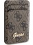 Lisanslı Magnetik Standlı Kartlık 4g Desenli Metal Script Logolu Kahverengi 1