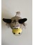 Siyah Boynuzlu Boğa, Kahverengi, Amigurumi 1