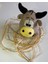 Siyah Boynuzlu Boğa, Kahverengi, Amigurumi 3