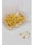 Mini Çatal Iğne 50 Adet 2 cm Çengelli Gold Renk Iğne 2