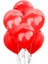 Doğum Günü Konsept Metalik Balon Kırmızı 10 Adet Balon Süsleme 1