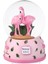 Flamingo Renk Degiştiren Işıklı Müzikli Orta Boy Kar Küresi 14 cm 5