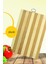 Bambu Kesme Tahtası, Tezgah Üstü, Kaymaz Ekmek Tahtası, Kesme Tepsisi 20 x 30 x 1.4 1