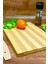 Bambu Kesme Tahtası, Tezgah Üstü, Kaymaz Ekmek Tahtası, Kesme Tepsisi 20 x 30 x 1.4 3
